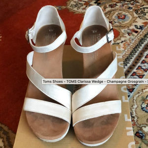 Clarissa Tom's Womens Size 9 Platform Wedges